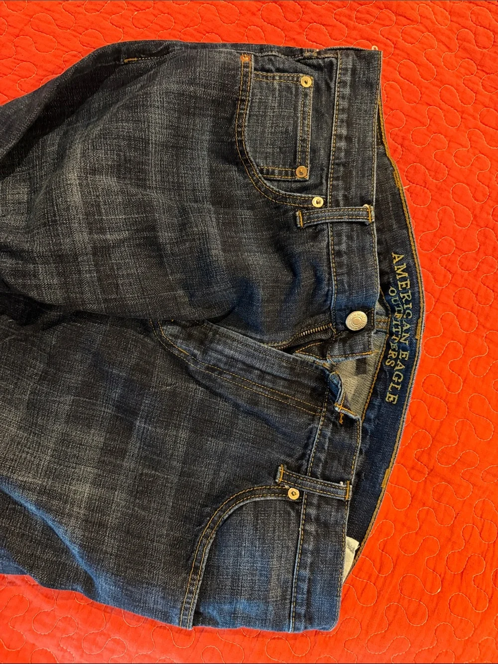 American Eagle Outfitters Men's Indigo Straight Jeans